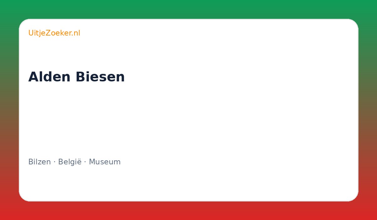 Alden Biesen
