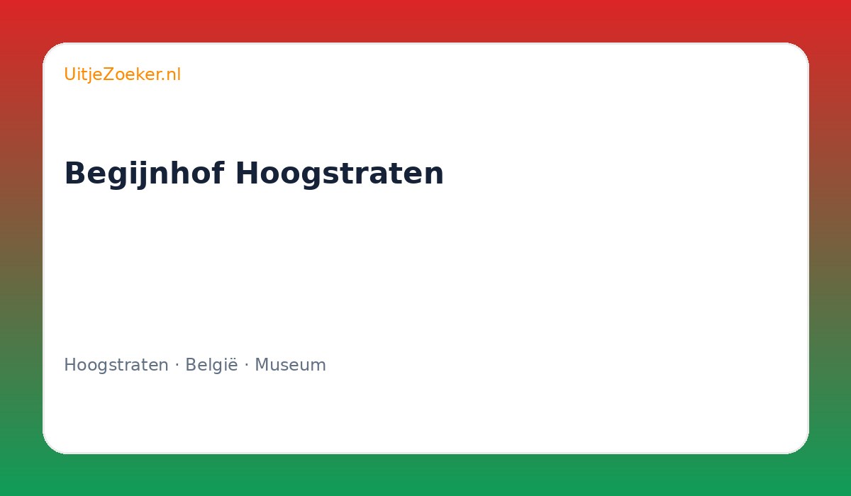 Begijnhof Hoogstraten