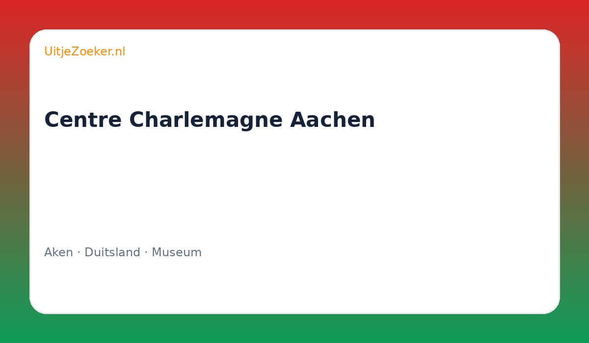 Centre Charlemagne Aachen