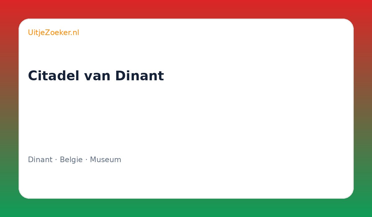 Citadel van Dinant