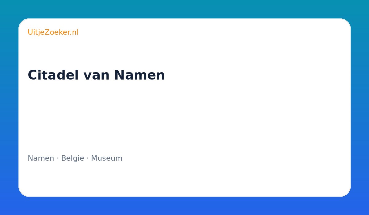 Citadel van Namen