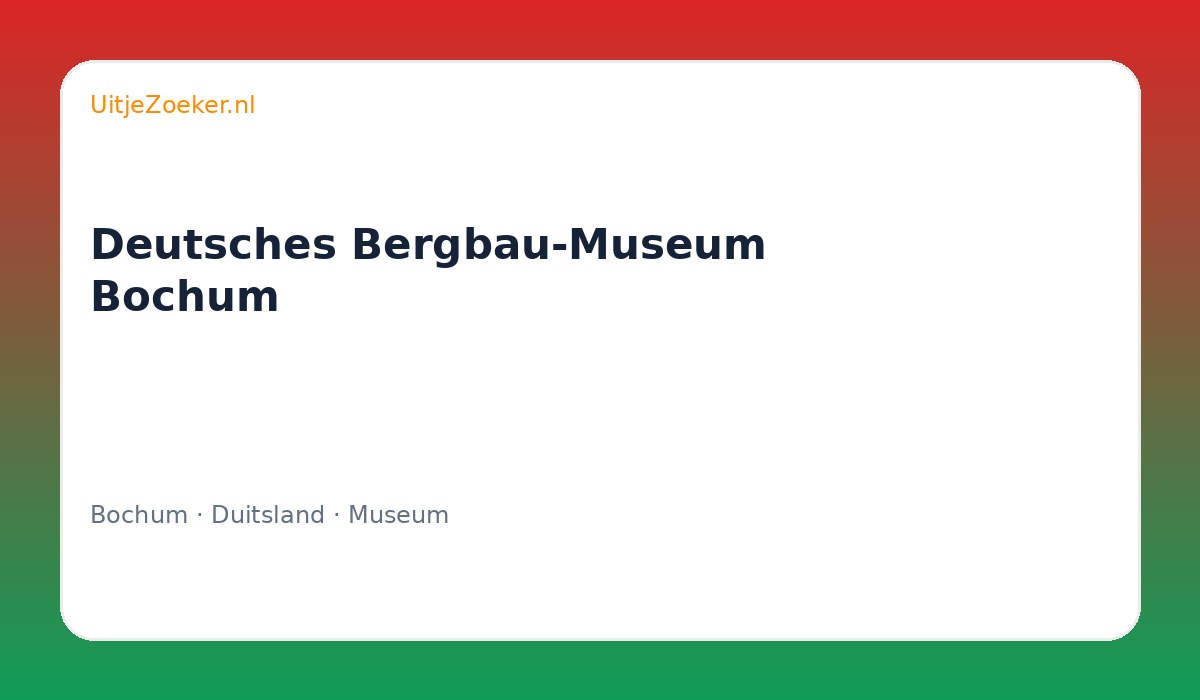 Deutsches Bergbau-Museum Bochum