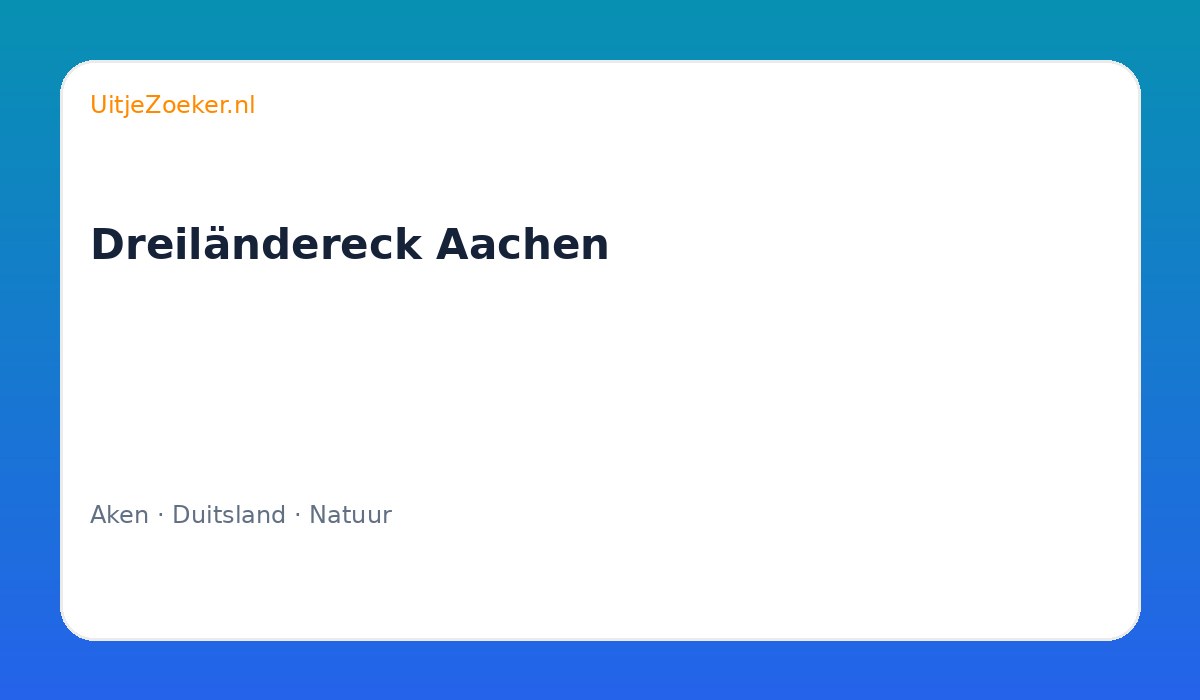 Dreiländereck Aachen