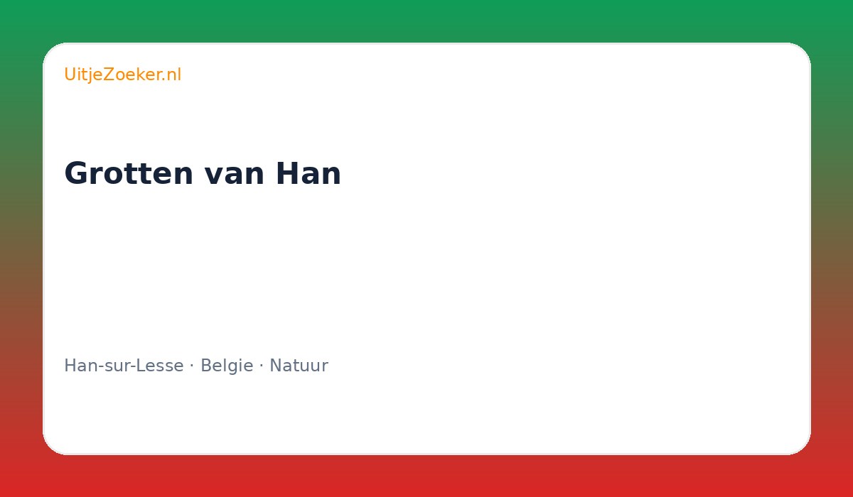 Grotten van Han
