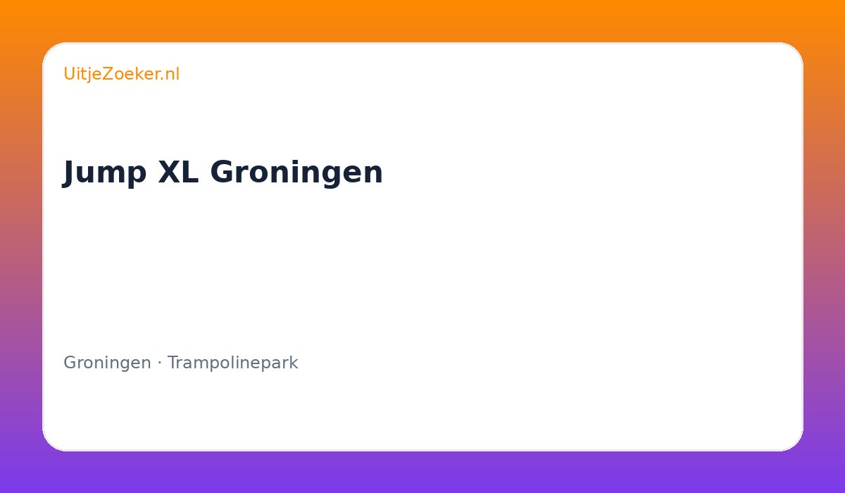 Jump XL Groningen