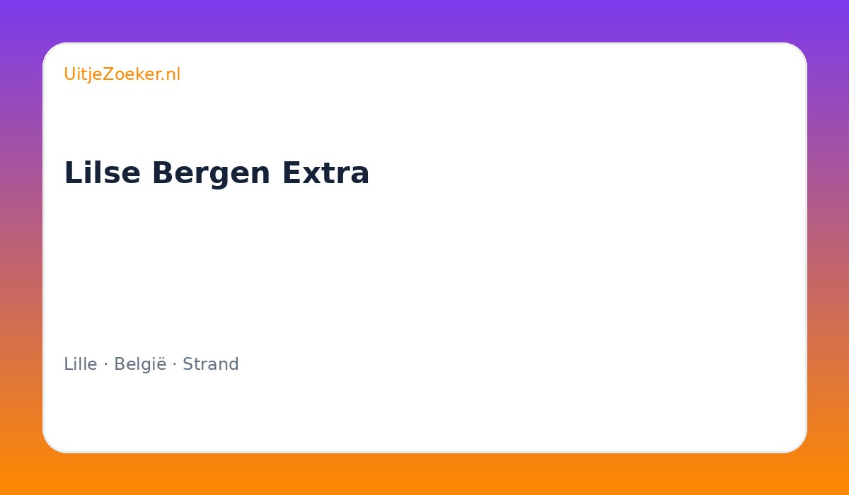 Lilse Bergen Extra