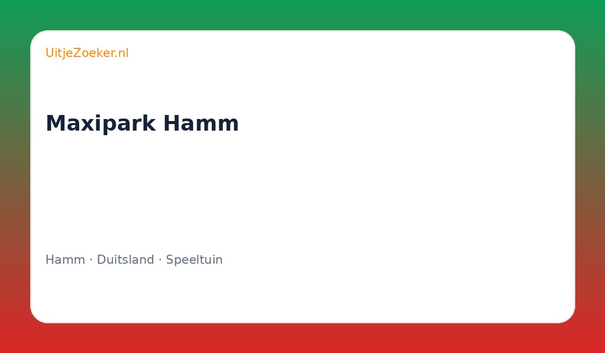 Maxipark Hamm