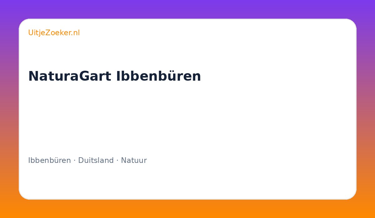 NaturaGart Ibbenbüren