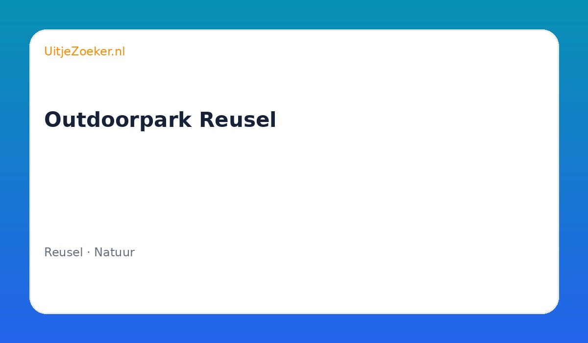 Outdoorpark Reusel