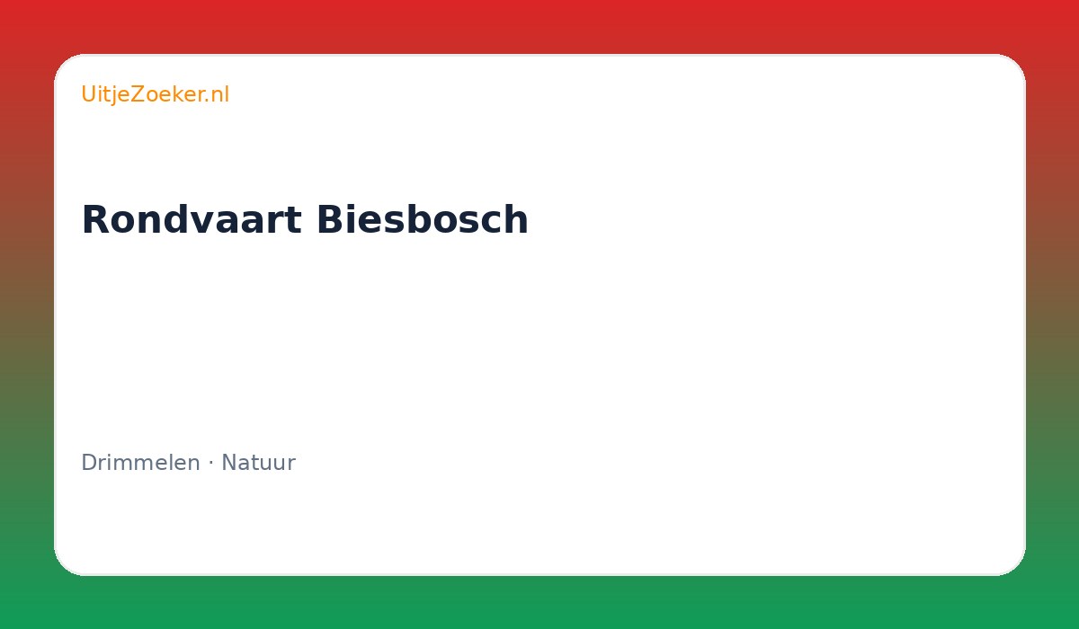 Rondvaart Biesbosch