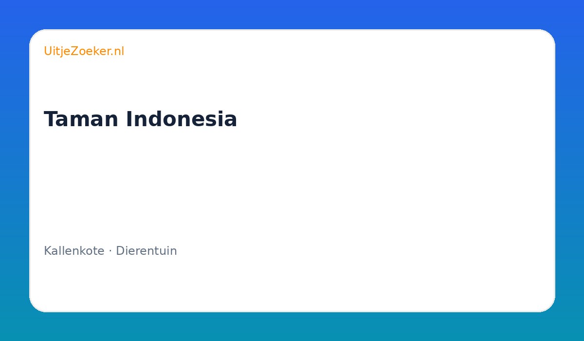 Taman Indonesia
