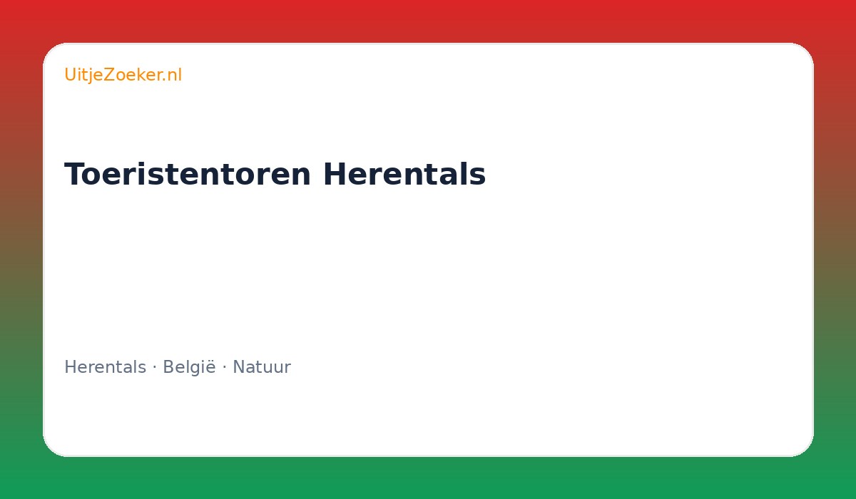 Toeristentoren Herentals